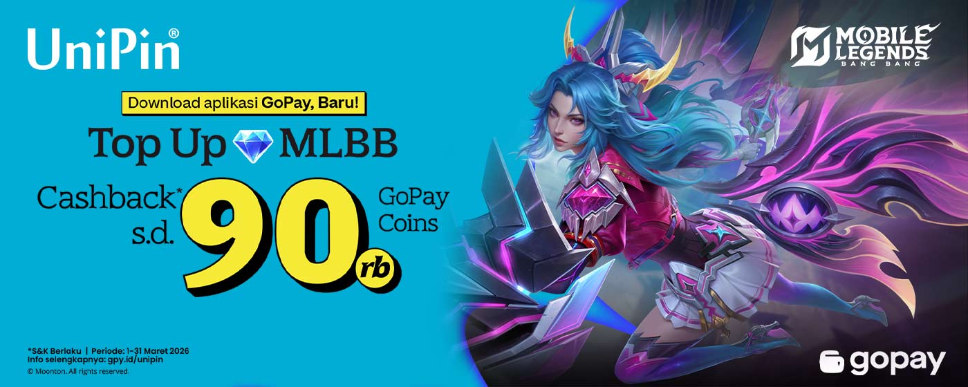 Miliki Skin Freya Starborn Resolve! Cashback s.d. 12.000 GoPay Coins!